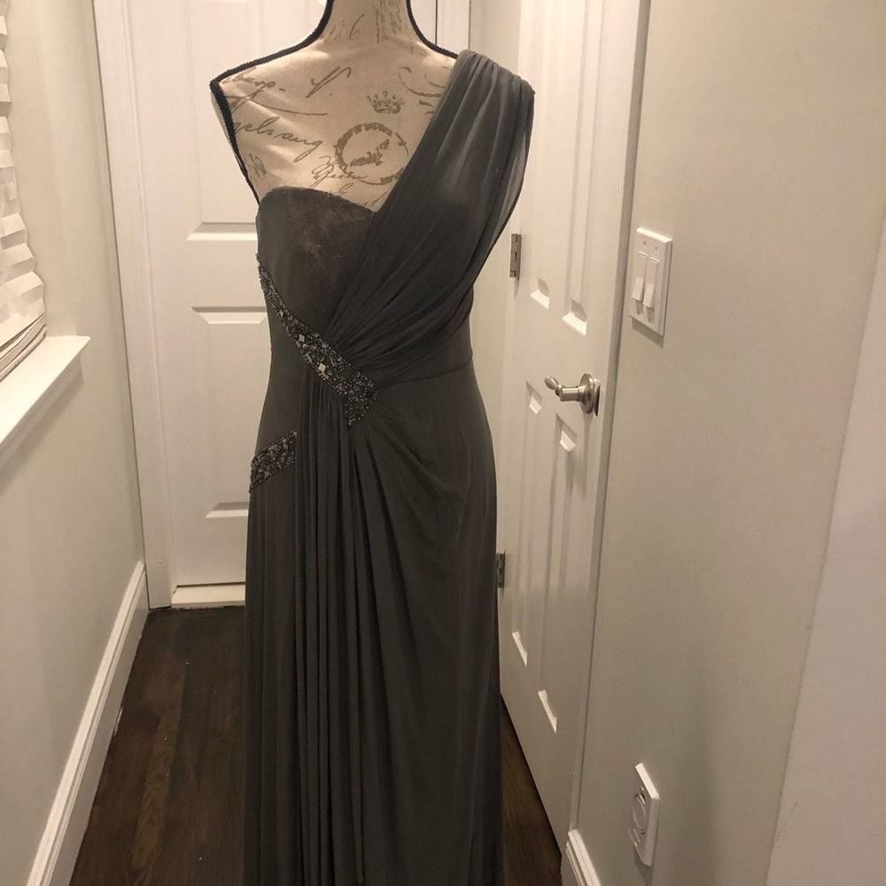 Laura Grey sequin one shoulder evening dress Sz 6!